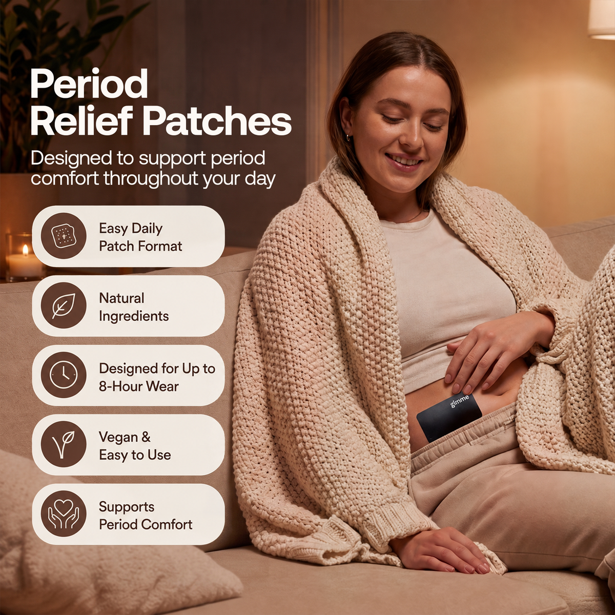 Period Relief Patches